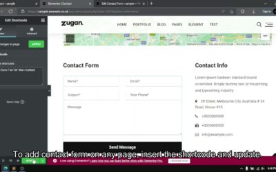 How to Configure Contact Form 7 Plugin | Weeweb