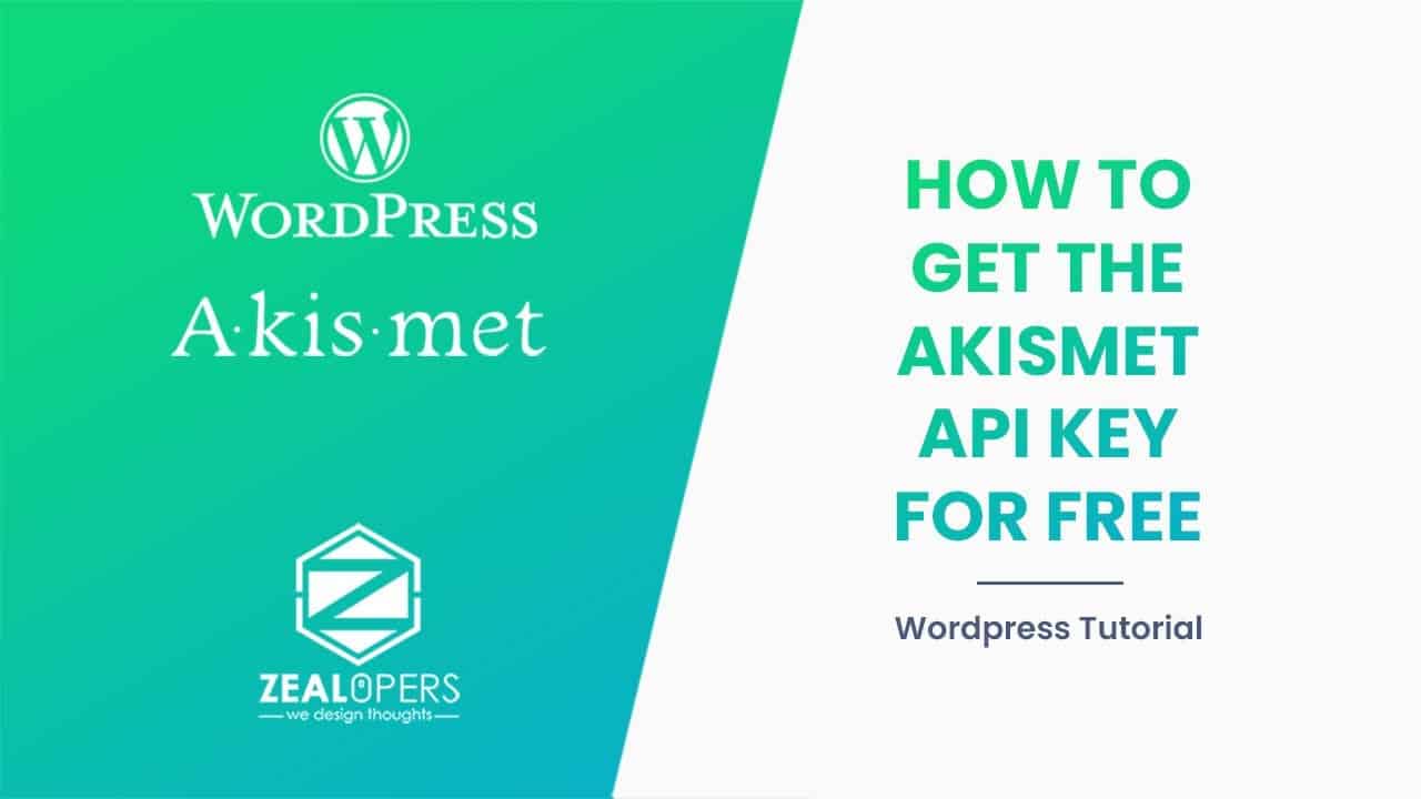How to get the Akismet API key for FREE