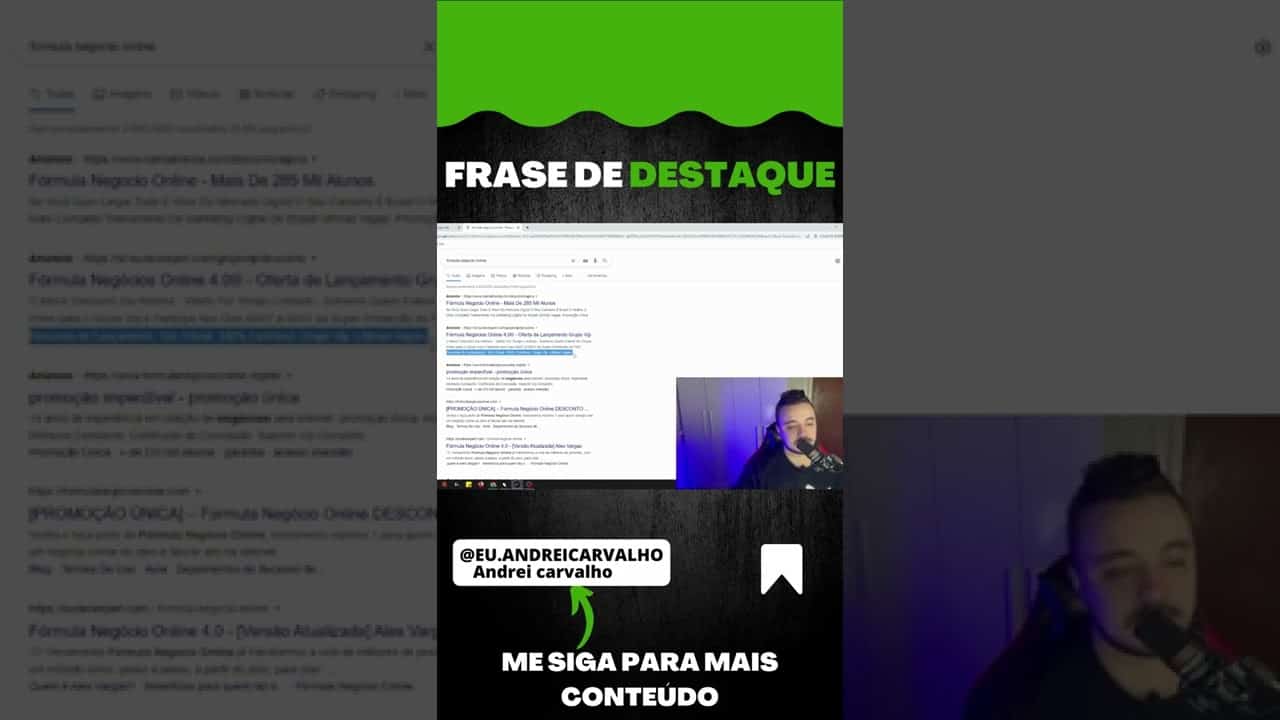 (GOOGLE ADS) FRASE DE DESTAQUE - GOOGLE ADS