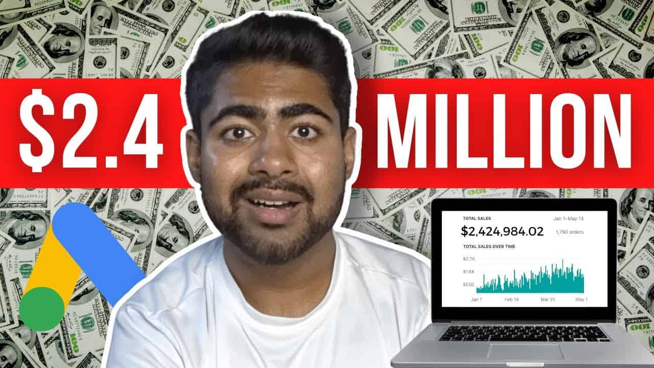 How My Shopify Store Did $2,424,984 With Google Ads
