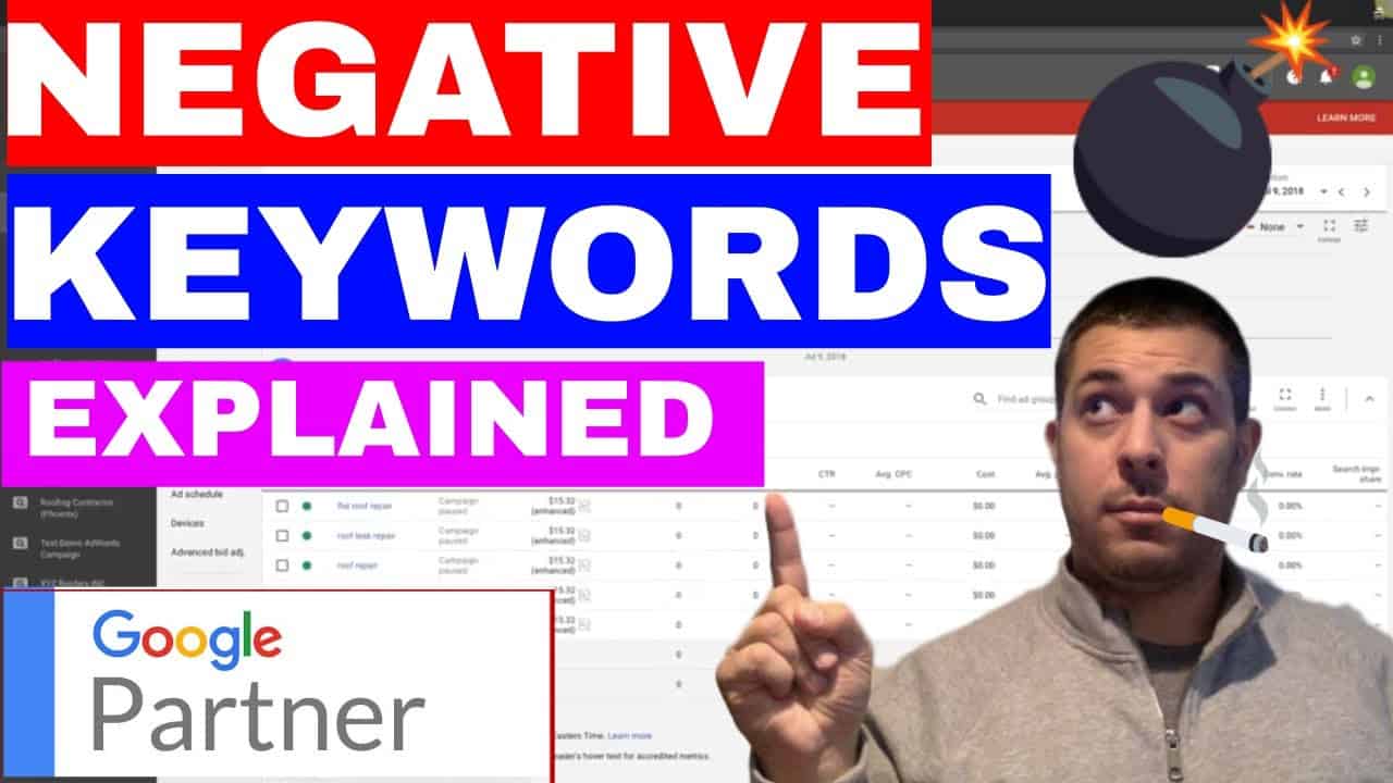 What Are Negative Keywords? Google Adwords Tutorial   ✅  ✅