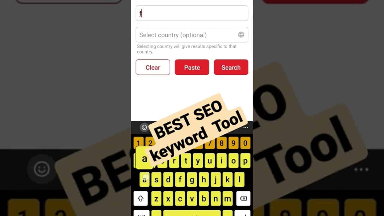 best SEO keyword Tool / SEO / google keyword / youtube keywords app / YouTube / google / app #tech