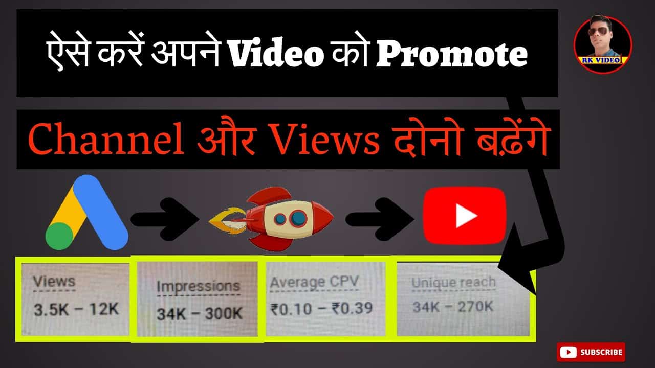 | how to promote youtube video on google ads  | rkvideo1 | Google Adwords Tutorial  |