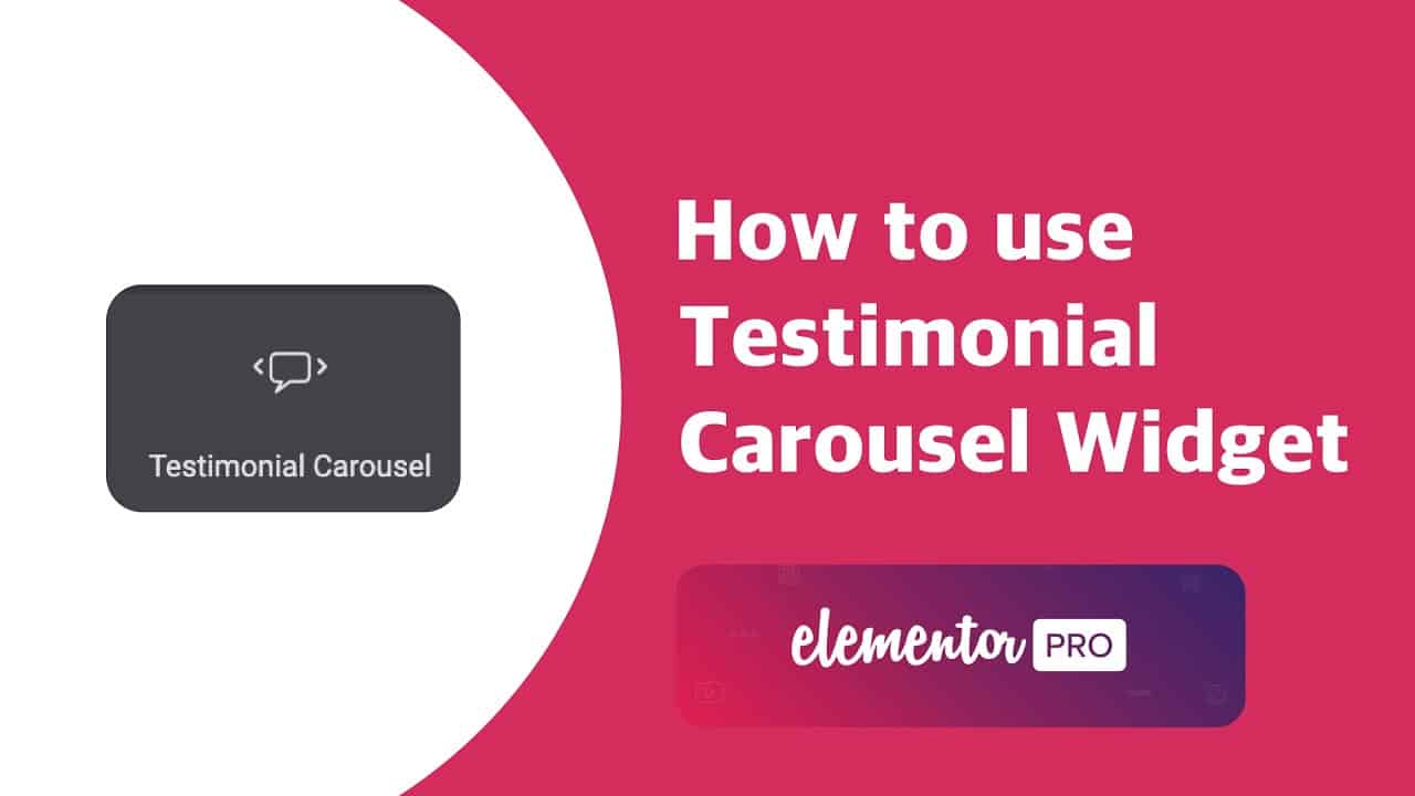 How to use Testimonial Carousel widget in Elementor Pro | Elementor Tips and Tricks 2022
