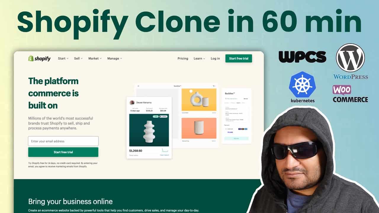 I built a Shopify SaaS Clone using WordPress, WooCommerce, WPCS & Kubernetes