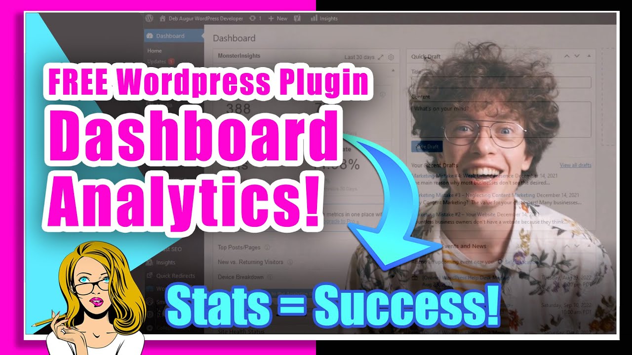 Analytics on Your Wordpress Dashboard - Key to Your Success