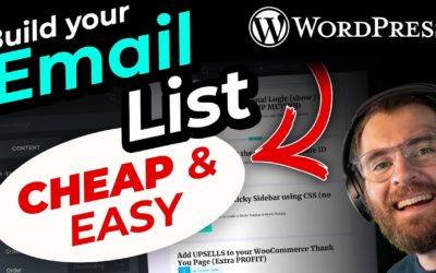 Build your Email List CHEAP and EASY using WordPress – Autonami CRM / WooFunnels / Bricks Builder