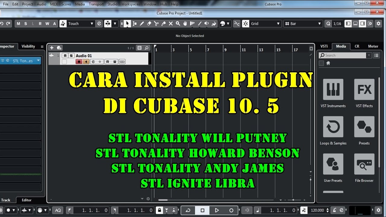 CARA INSTALL VST PLUGIN STL TONALITY KE CUBASE 10.5