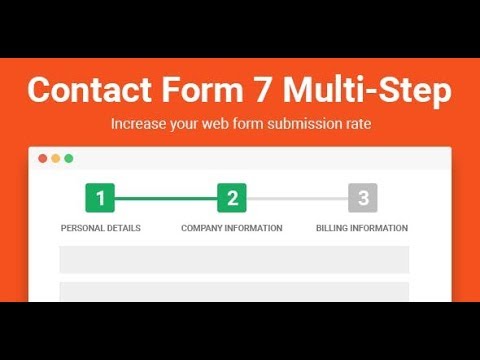 Contact Form 7 Multi Step WordPress Plugin Tutorial (RECOMMENDED)