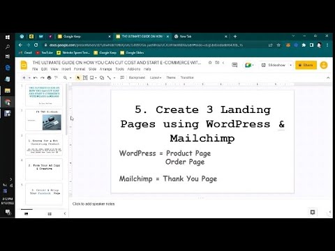 Create Landing Page With Wordpress & Mailchimp