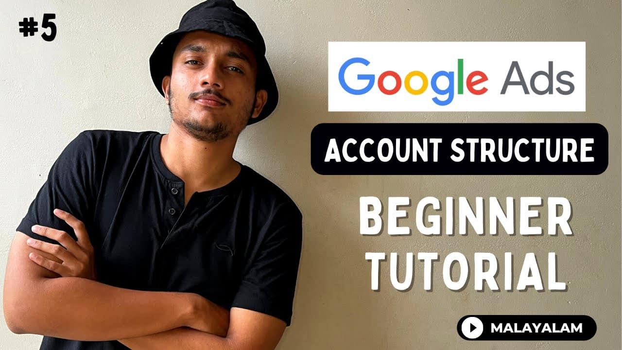 Google Ads Account Structure With Example | Malayalam | Google Ads Course