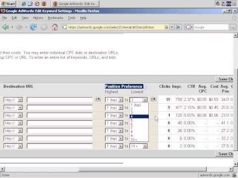 Google Adwords Tutorial - How To Use Adwords Position Preference For Search Results