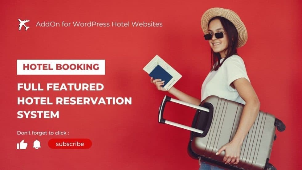Hotel Booking System for WordPress Website | Complete Hotel Reservation