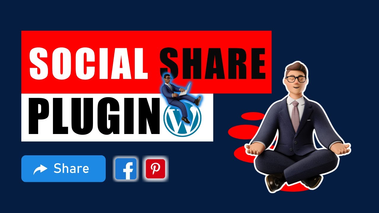 How To Add Best Social Share Plugin For WordPress | Add Social Share Button and Icon
