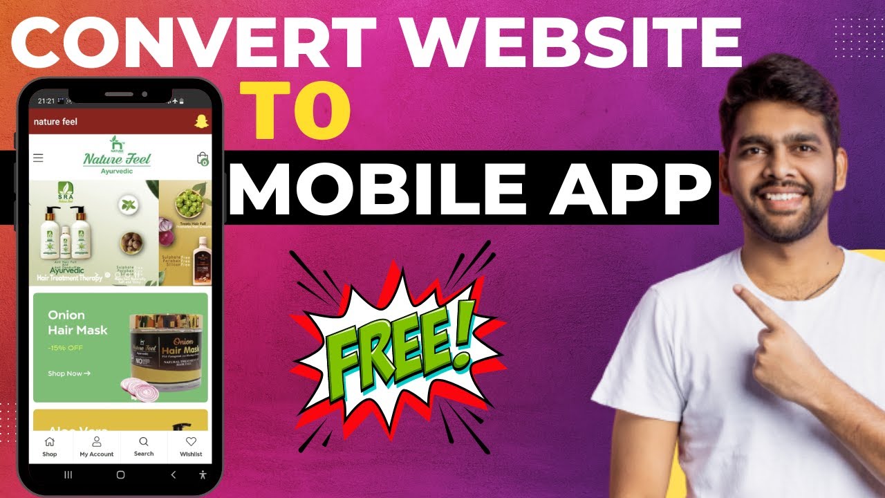 How To Convert Website Into Android App Free |  WordPress Website to Android App