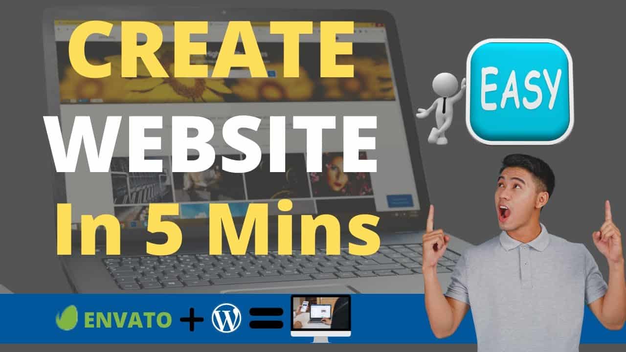 How To Create Website In 5 Mins With Envato Elements