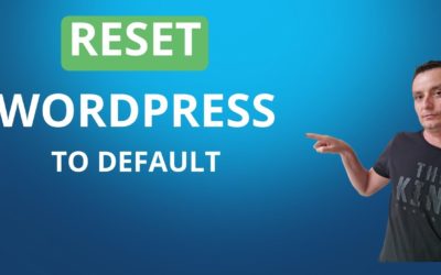 How To Reset WordPress to Default (Without and With a Plugin)