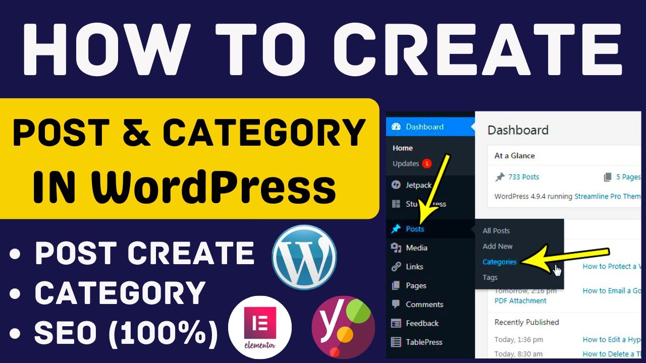 How to Create Post & Categories in WordPress | WordPress Tutorial for Beginners 2022