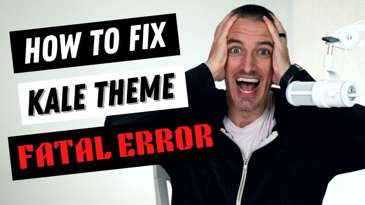 How to Fix the Kale WordPress Theme Fatal Error (Step-by-Step Tutorial)