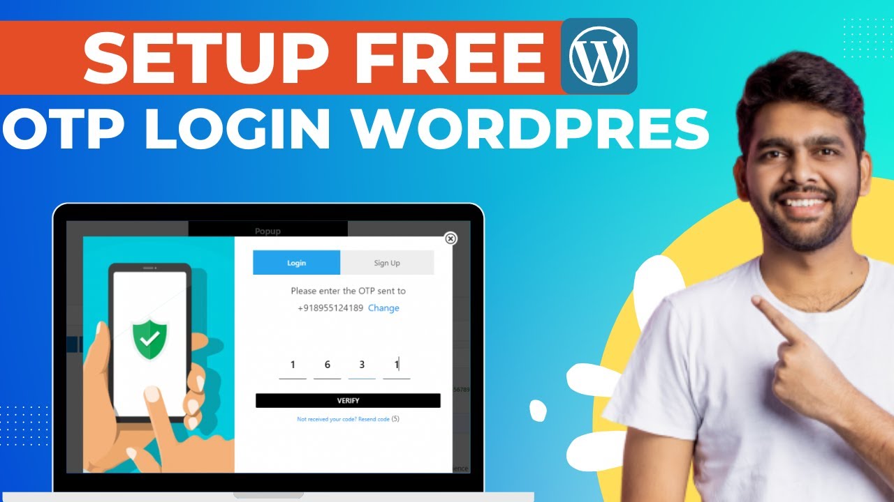 How to Setup Free Mobile OTP Login & Registration in WordPress | OTP Verification
