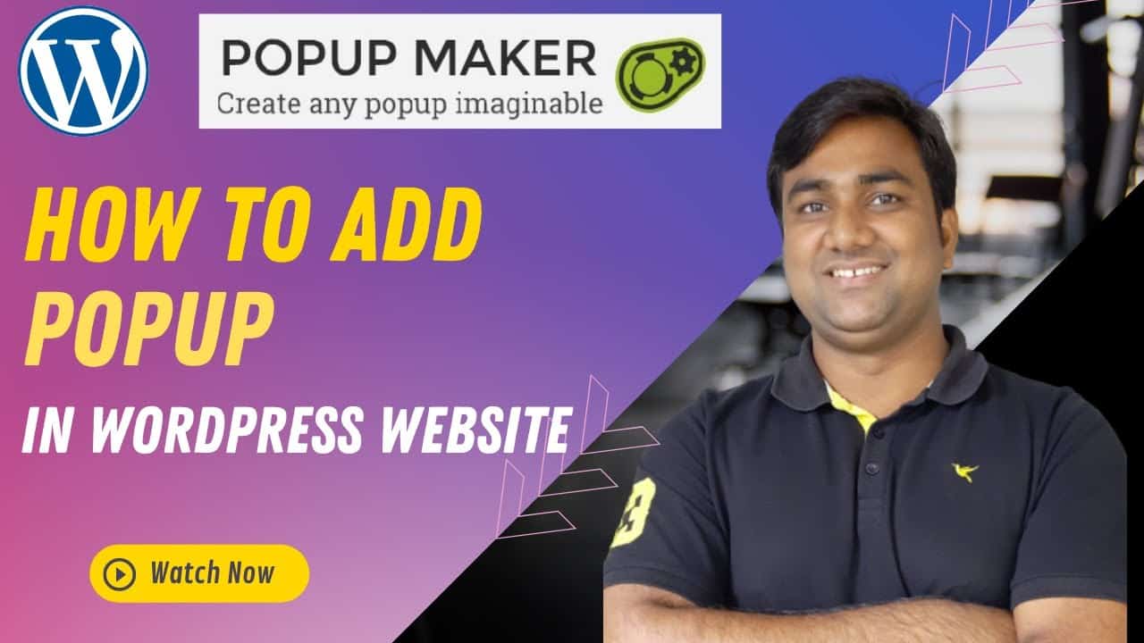 How to add popup in wordpress website