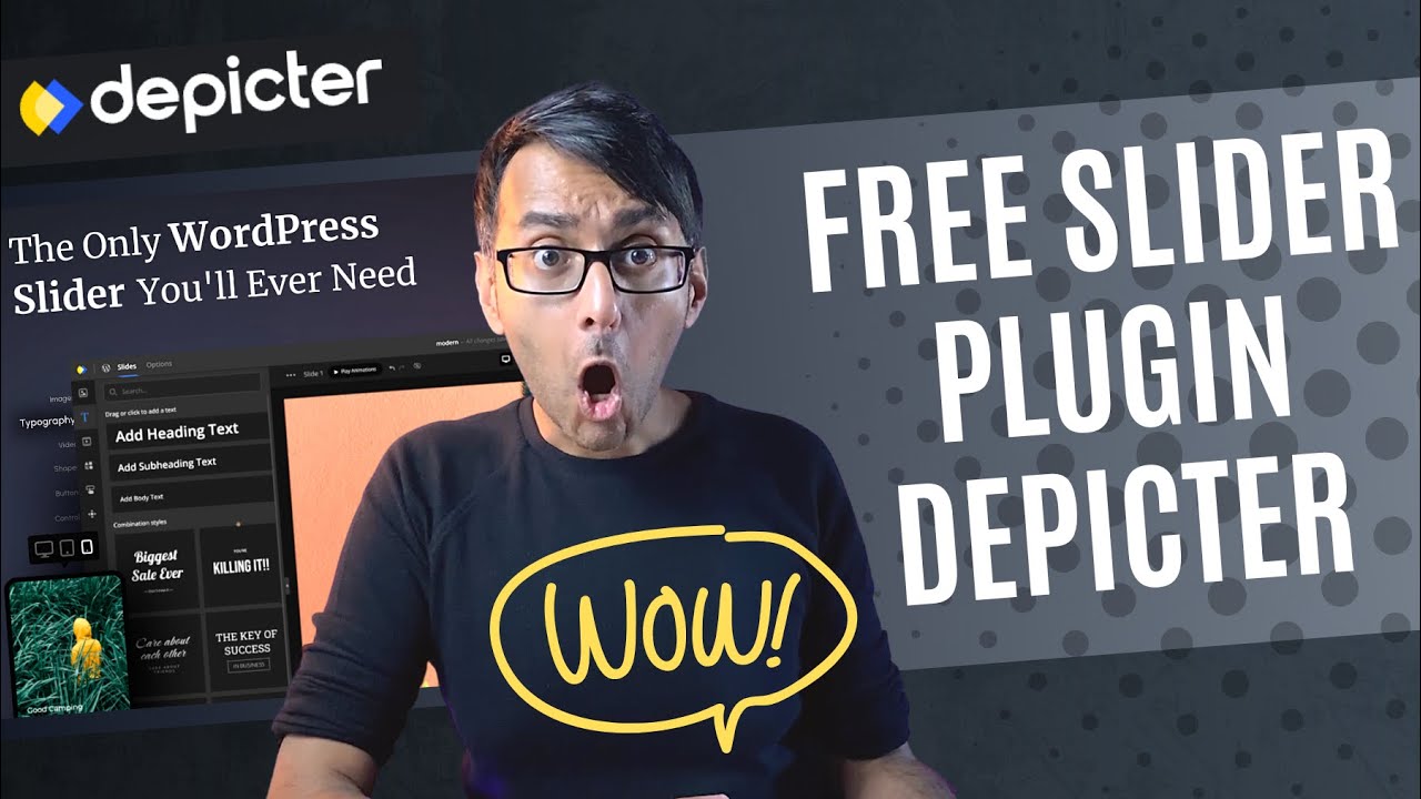 Introduction to Depicter - Probably Wordpress' Best Slider Builder