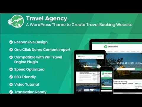 Travel Agency A Free WordPress Theme 2022