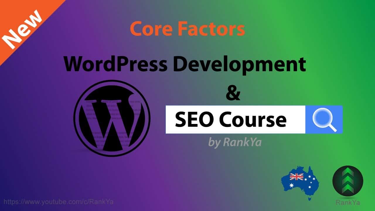 WordPress Development and SEO Course by RankYa