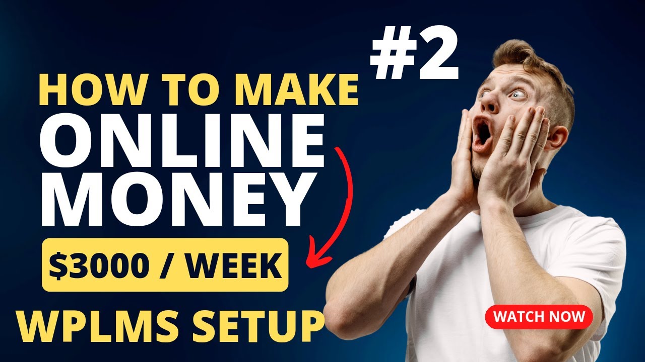 Wordpress LMS Setup Step By Step Guide to Make $2100 Per Day Online | learndash | Video #2