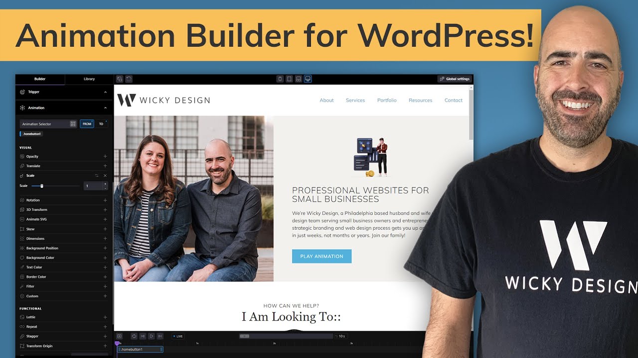 Animation Builder for WordPress (Motion.page Overview)