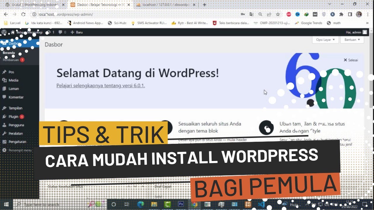 Cara Mudah Install Wordpress Di Localhost Menggunakan XAMPP