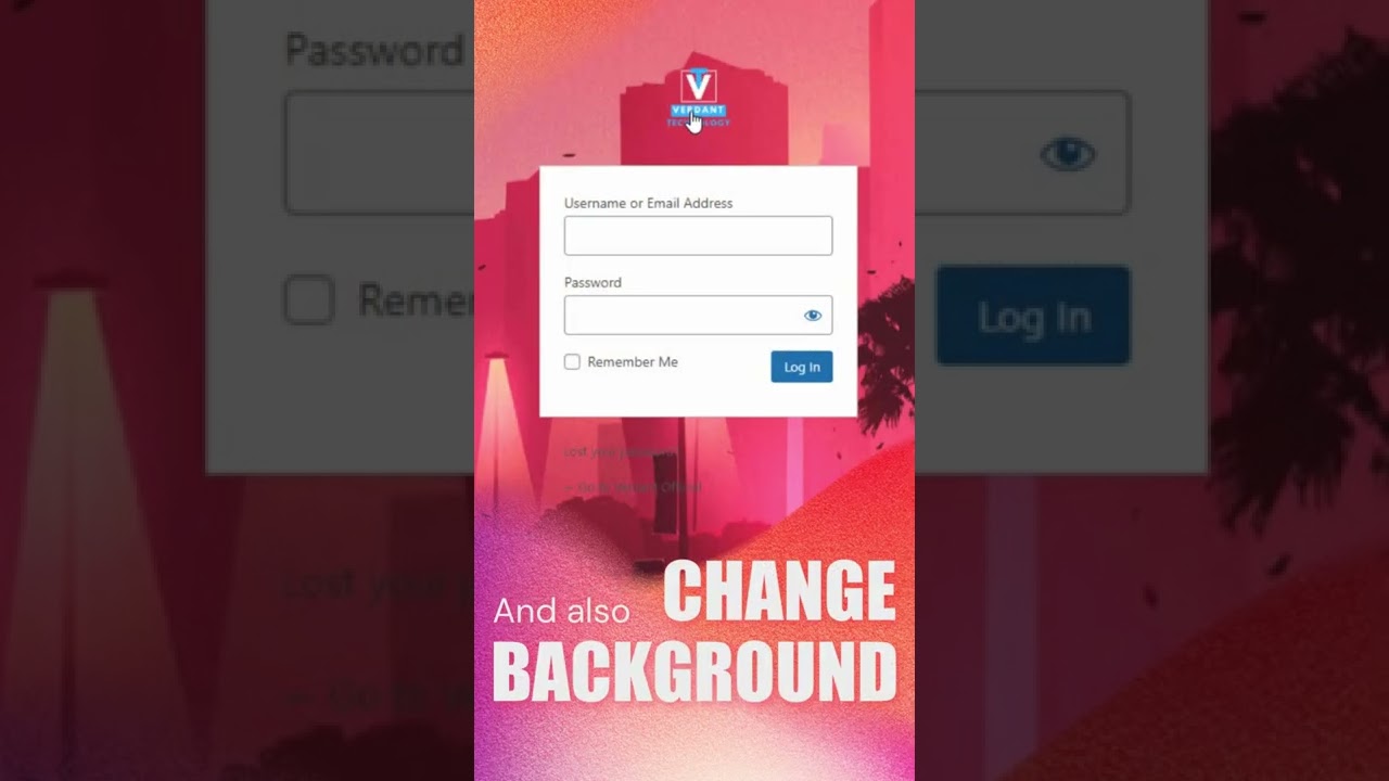 [Coming Soon] How to Customize Wordpress Login Page #shorts