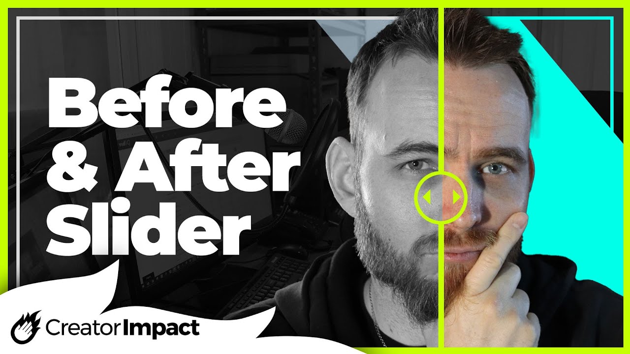 Create a FREE Image Comparison Slider / Before & after Slider in WordPress