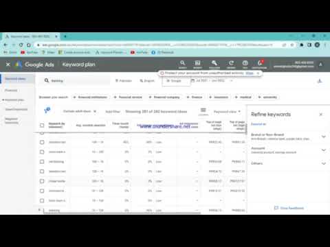 google ads keyword planner || google ad || Google's keyword ||google ads youtube