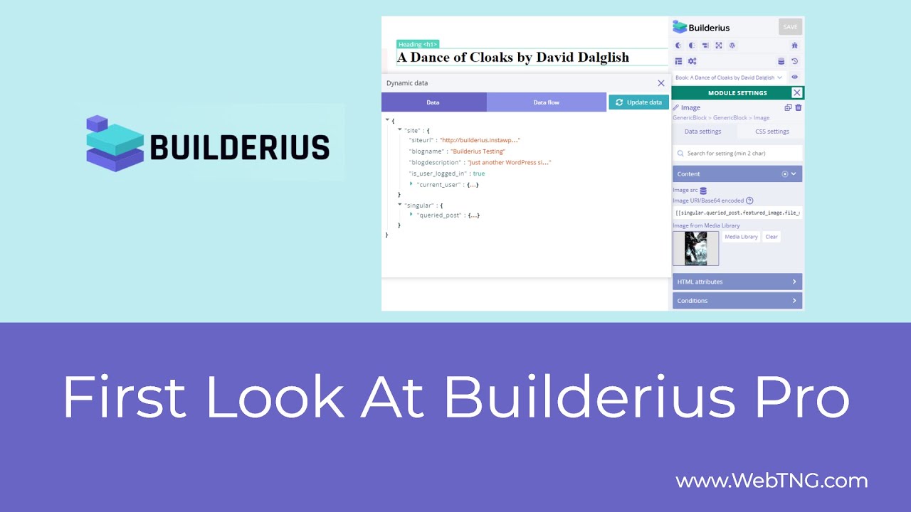 First Look at Builderius Pro