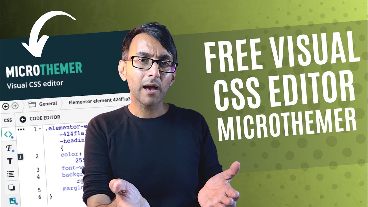 Free Visual CSS Site Editor - Microthemer Lite - Elementor Wordpress Tutorial - Bespoke CSS Editing