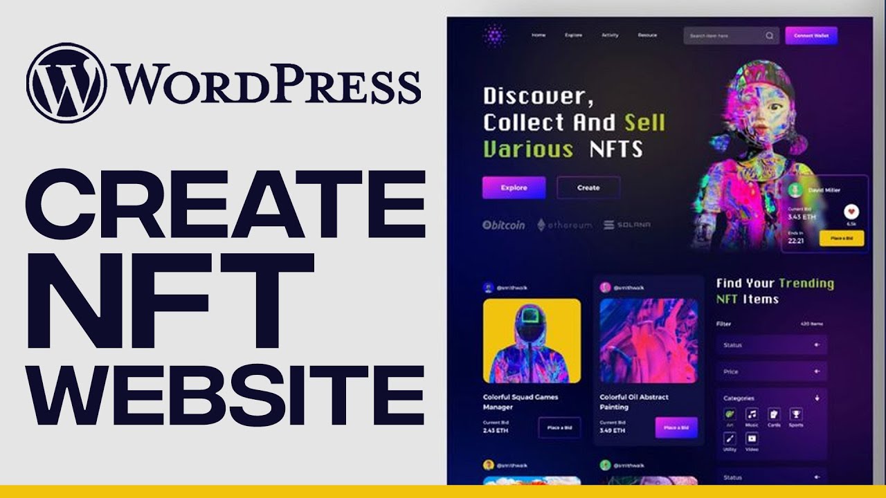 How To Make An NFT Website On WordPress - Easy! (2022 Tutorial)