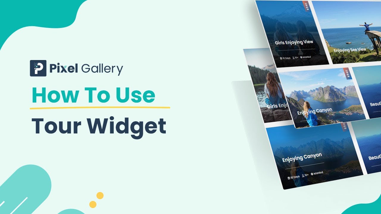 How to Use Tour Gallery Widget by Pixel Gallery in Elementor | Free Elementor Plugin | BdThemes