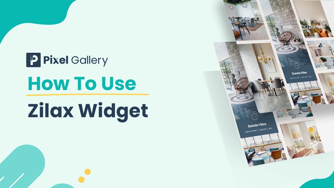How to Use Zilax Gallery Wdiget by Pixel Gallery in Elementor | Free Elementor Plugin | BdThems
