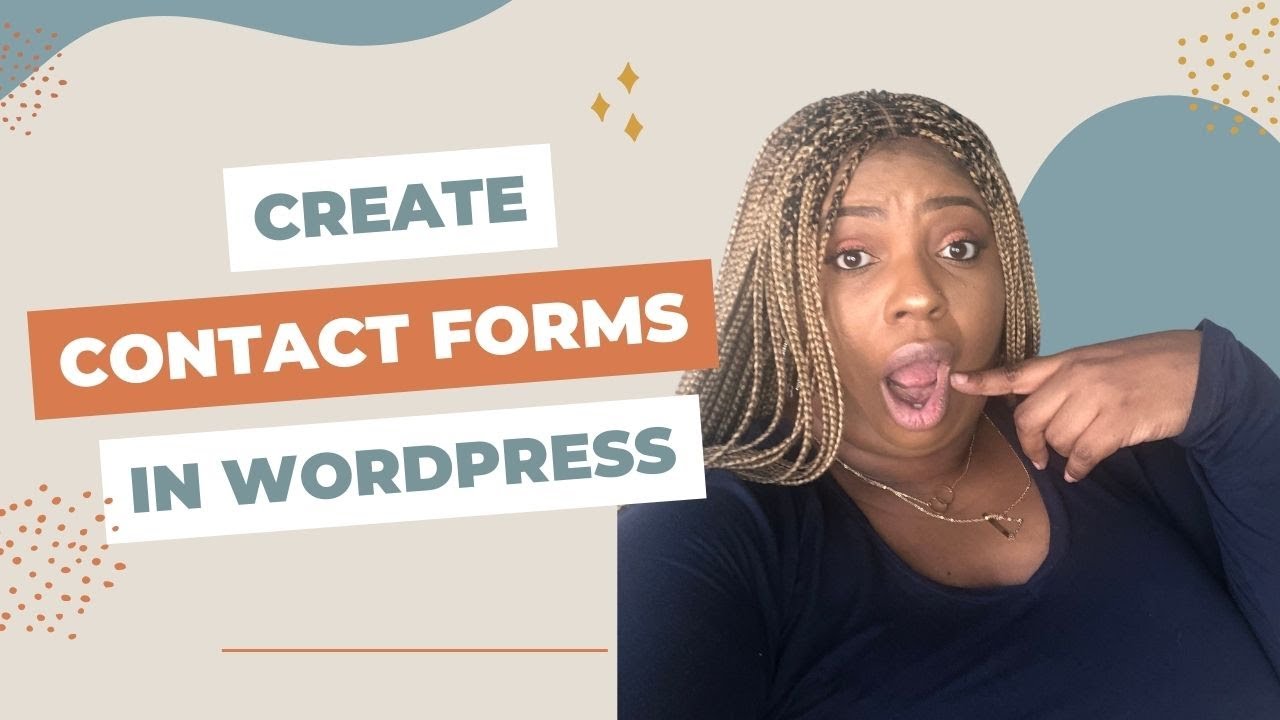 How to create a contact form in wordPress