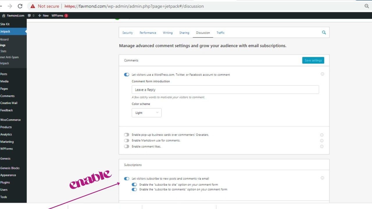 How to have a subscription form on your WordPress website How to have a subscription form on your WordPress website with (Blog Subscriptions) Jetpack plugin