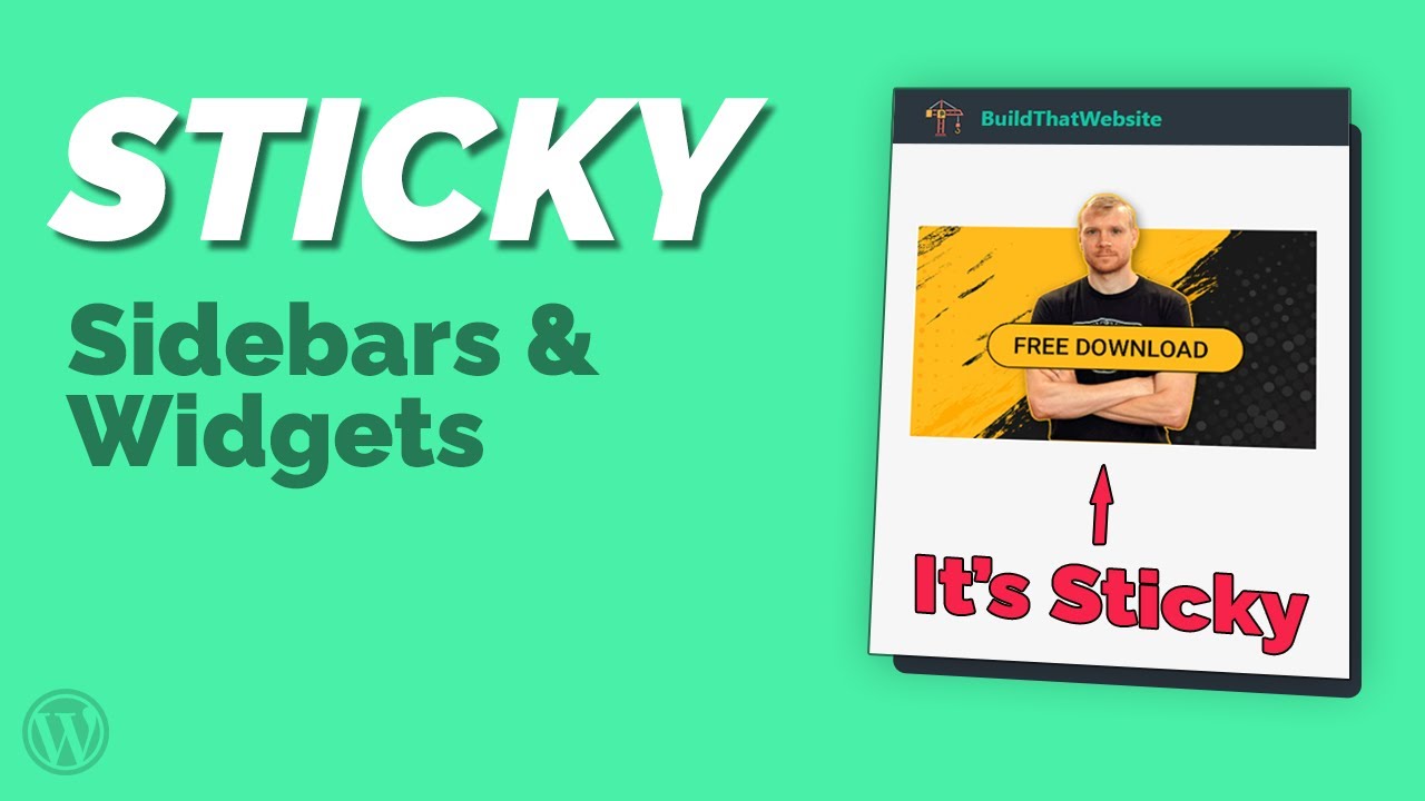 Sticky Widgets & Sidebars in WordPress (EASY)
