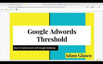 Digital Advertising Tutorials – Google Ads Threshold Method 2022 EU – How to Get a Trusted Gmail account For AdWords