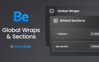 Global Sections & Wraps – #1 Flexbox Website Builder for WordPress