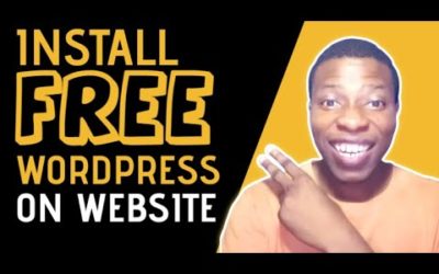 HOW TO INSTALL WORDPRESS FOR FREE ON YOUR HOSTING (Website Designing)