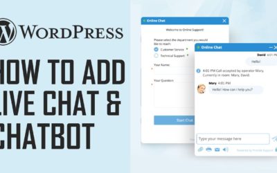 How To Add Live Chat And A Chat Bot To WordPress – 2022 Tutorial