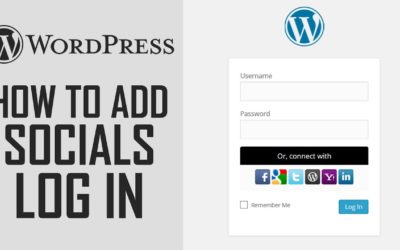 How To Add Socials Login to WordPress – Quick And Easy!