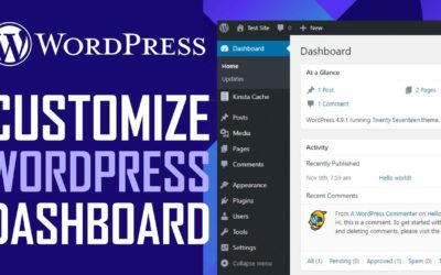 How To Customize Your WordPress Dashboard – Quick And Easy! (2022)