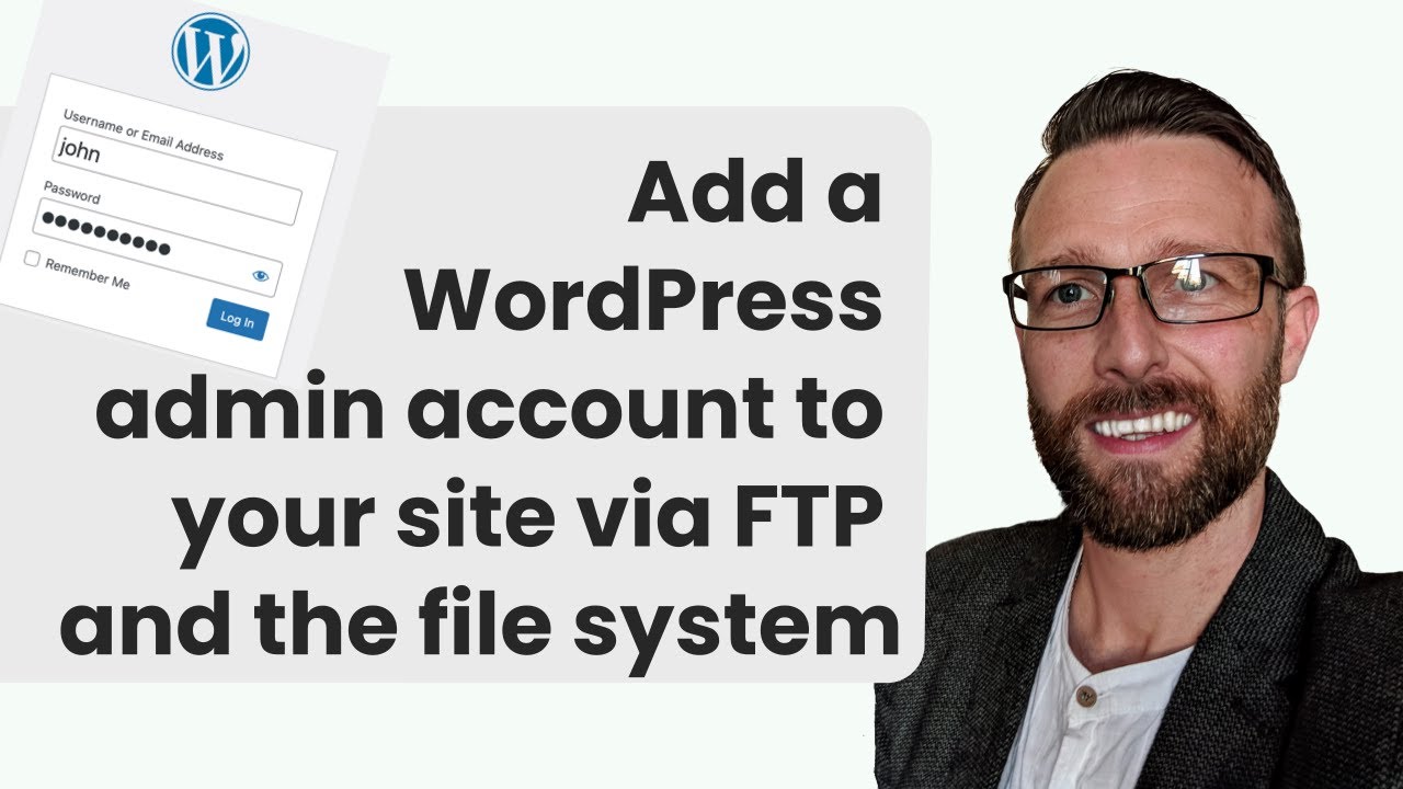 How to Add an Admin User Account in WordPress Using FTP or cPanel?