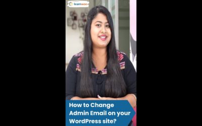 How to Change Admin Email on your WordPress Site? #shorts